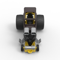 Mini Rod pulling tractor 5 Scale 1:25 - Thumbnail 6