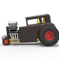 Mini Rod pulling tractor 5 Scale 1:25 - Thumbnail 8