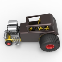 Mini Rod pulling tractor 5 Scale 1:25 - Thumbnail 9