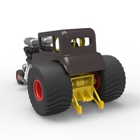 Mini Rod pulling tractor 5 Scale 1:25 - Thumbnail 12