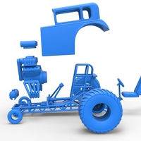 Mini Rod pulling tractor 5 Scale 1:25 - Thumbnail 19