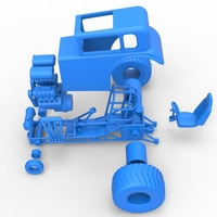 Mini Rod pulling tractor 5 Scale 1:25 - Thumbnail 20