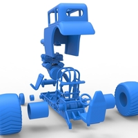 Mini Rod pulling tractor 5 Scale 1:25 - Thumbnail 22