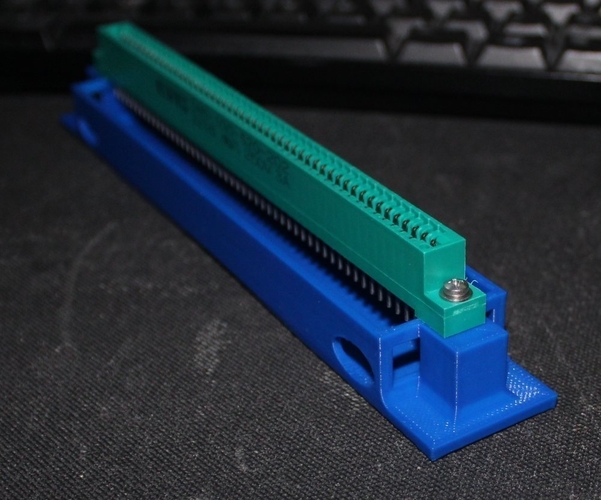 Single S-100 Connector Protector Board Stand 3D Print 489396