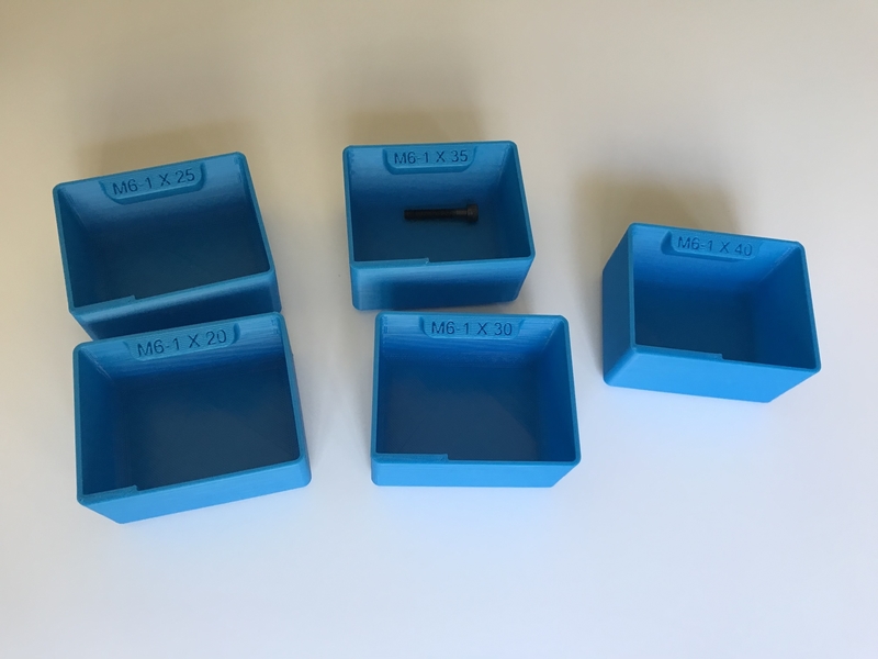 Screw Containers (4MM) Set - Pinshape