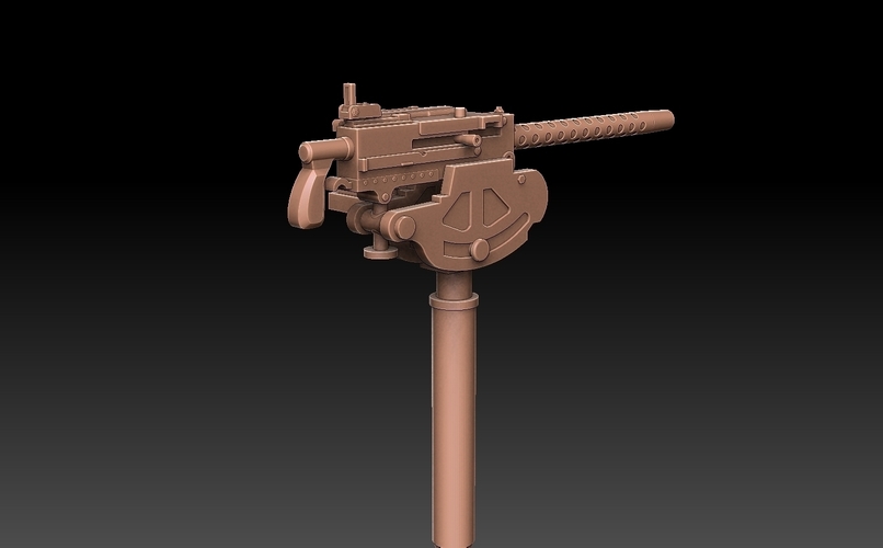 M1919 Browning 30 cal Machine Gun 3D Print 489440
