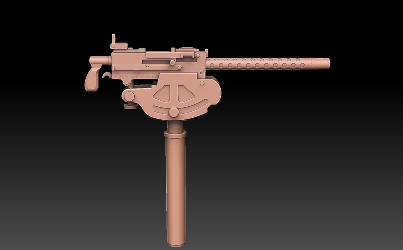 M1919 Browning 30 cal Machine Gun 3D Print 489441
