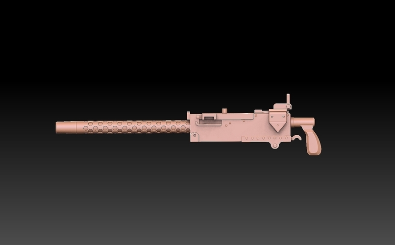M1919 Browning 30 cal Machine Gun 3D Print 489444