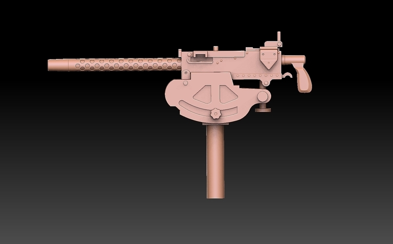 M1919 Browning 30 cal Machine Gun 3D Print 489445