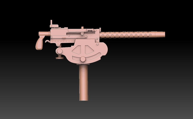 M1919 Browning 30 cal Machine Gun 3D Print 489446