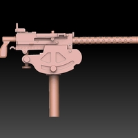 M1919 Browning 30 cal Machine Gun - Pinshape
