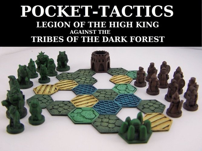 Pocket-Tactics: Legion of the High King against the Tribes of th 3D Print 48945