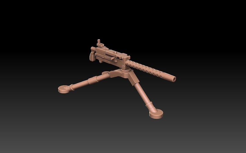 M1919 Browning 30 cal Machine Gun 3D Print 489450