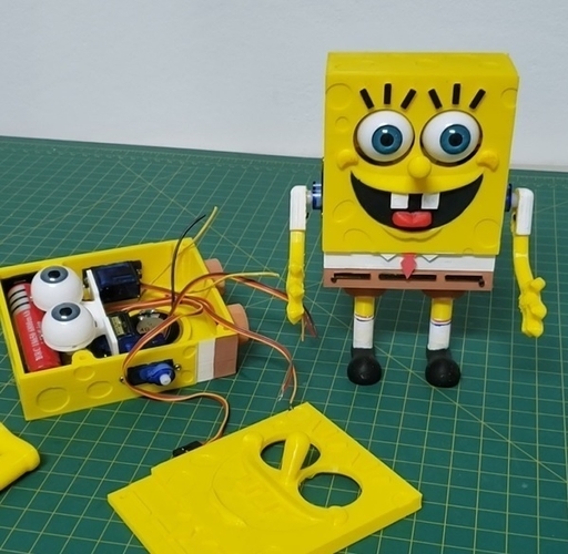 Animatronic SpongeBob 3D Print 489455