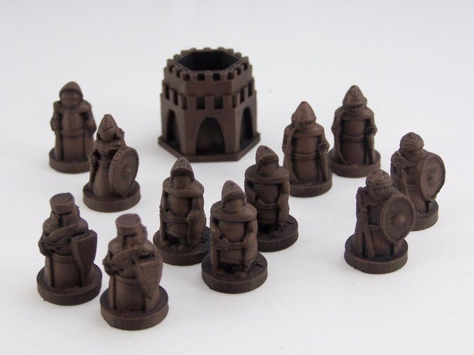 Pocket-Tactics: Legion of the High King against the Tribes of th 3D Print 48946