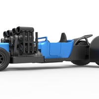 Pulling truck 2wd Hot rod 2 V8 Version 2 Scale 1:25 - Thumbnail 3