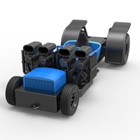 Pulling truck 2wd Hot rod 2 V8 Version 2 Scale 1:25 - Thumbnail 4