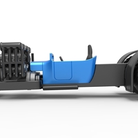 Pulling truck 2wd Hot rod 2 V8 Version 2 Scale 1:25 - Thumbnail 8