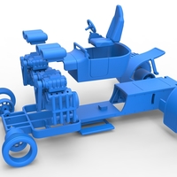 Pulling truck 2wd Hot rod 2 V8 Version 2 Scale 1:25 - Thumbnail 15