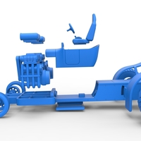 Pulling truck 2wd Hot rod 2 V8 Version 2 Scale 1:25 - Thumbnail 19