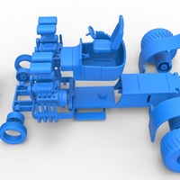 Pulling truck 2wd Hot rod 2 V8 Version 2 Scale 1:25 - Thumbnail 20