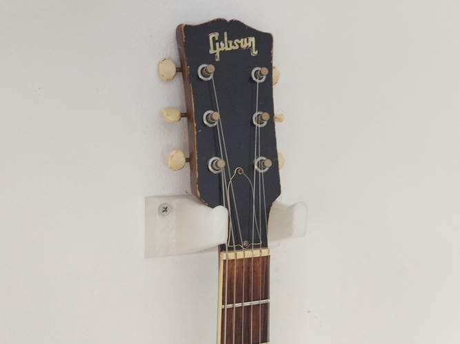 Generic Guitar Wall Hook - short 3D Print 489488