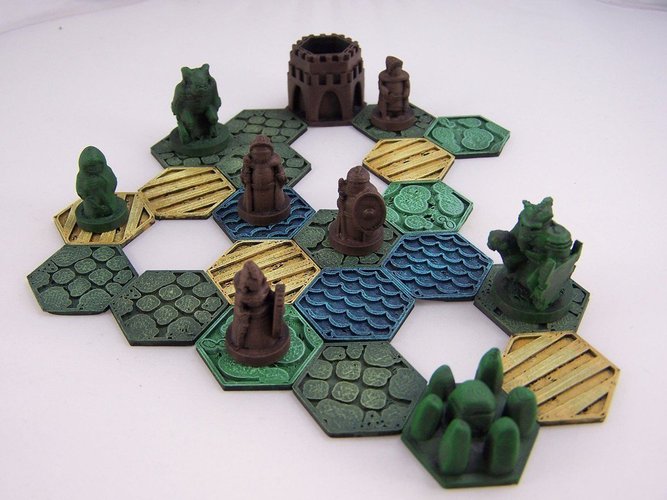 Pocket-Tactics: Legion of the High King against the Tribes of th 3D Print 48949