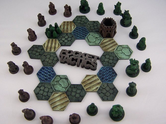 Pocket-Tactics: Legion of the High King against the Tribes of th 3D Print 48951