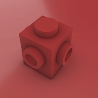 LEGO Brick - 1X1 with 3 Knobs - Thumbnail 2