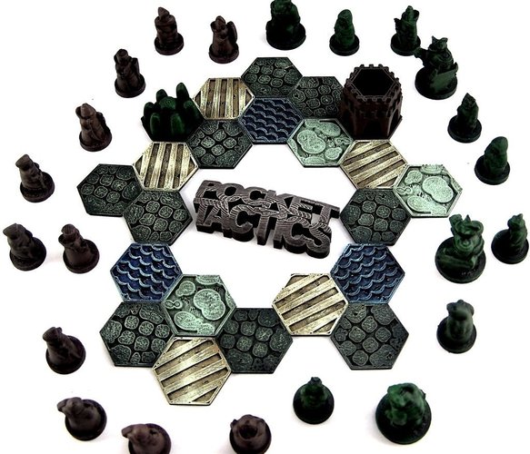 Pocket-Tactics: Legion of the High King against the Tribes of th 3D Print 48952