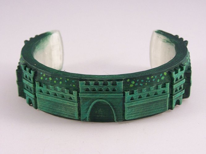 Castle Bracelet 3D Print 48973