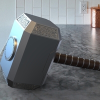 Small Mjolnir 3D Printing 489732