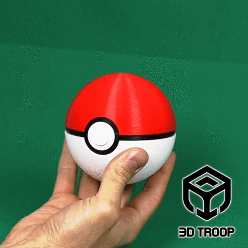 AUTOMATIC POKEBALL 3D Print 489814