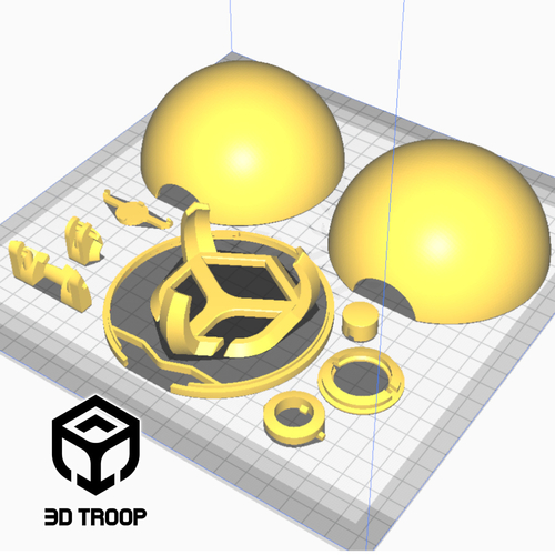 AUTOMATIC POKEBALL 3D Print 489825