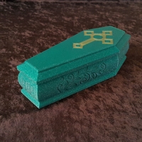 COFFIN BOX WITH MAGNETIC LID - Thumbnail 2