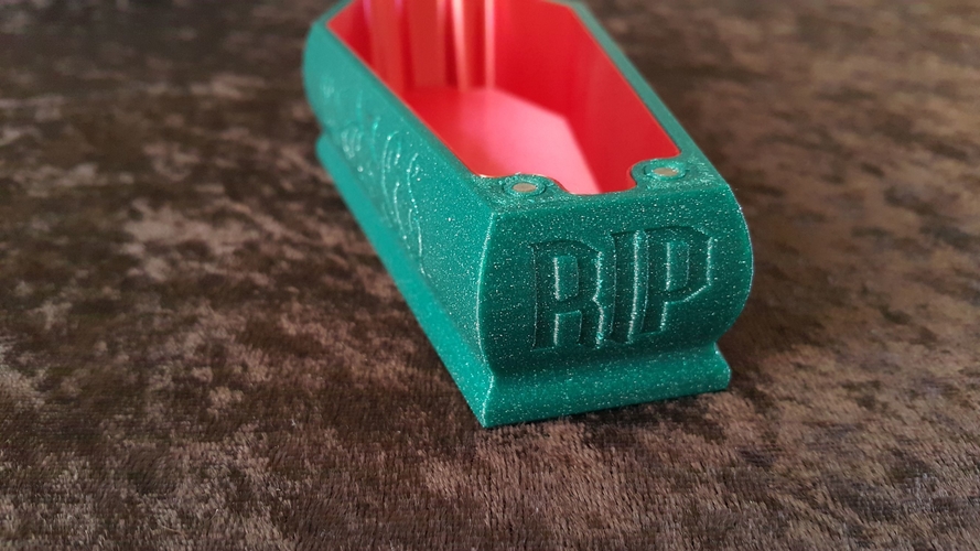 COFFIN BOX WITH MAGNETIC LID 3D Print 489892