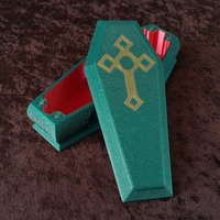 Small COFFIN BOX WITH MAGNETIC LID 3D Printing 489893