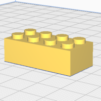 Small LEGO Classic Brick 3D Printing 490430