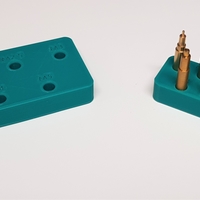 storage block for soldering tips for threaded inserts  - Thumbnail 3