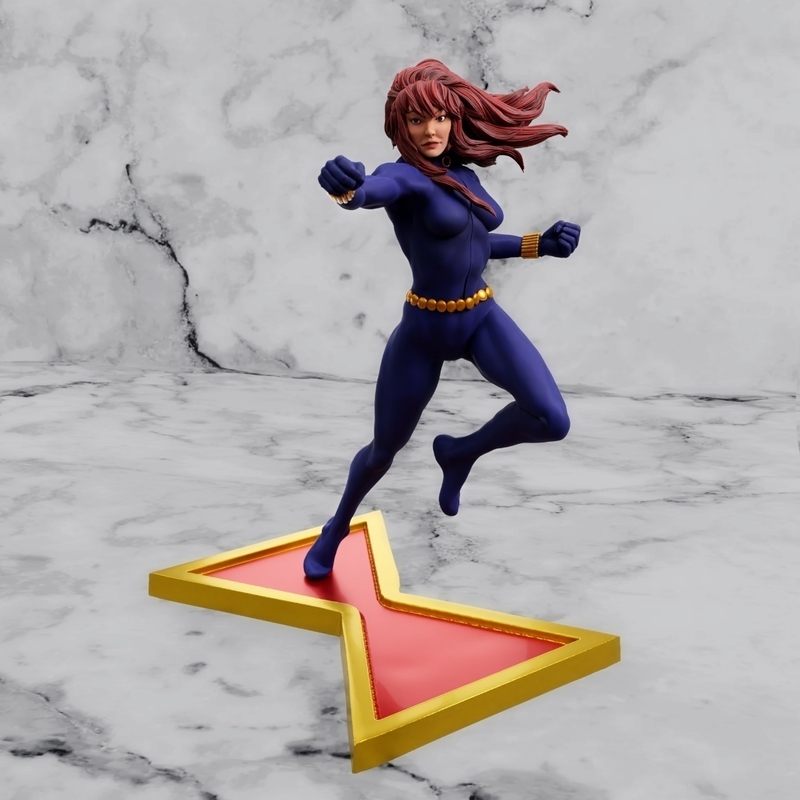 Black Widow 1970 comics statue Ready to print 75mm scale