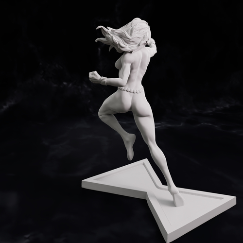 Black Widow 1970 comics statue Ready to print 75mm scale 3D Print 490696