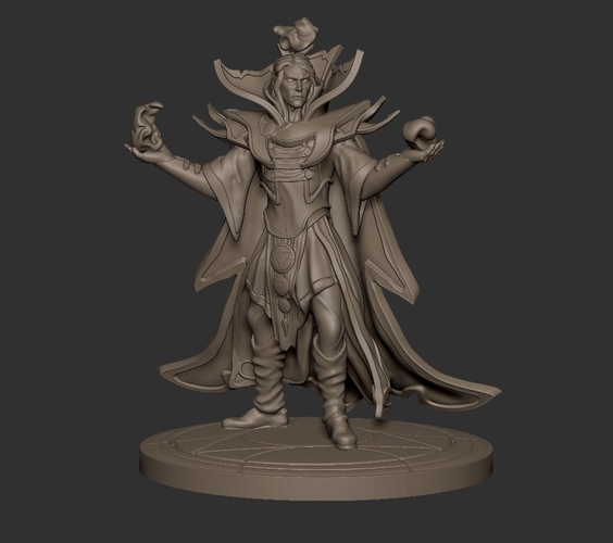 Invoker from Dota 2 75mm scale Ready to print 3D print model 3D Print 490697