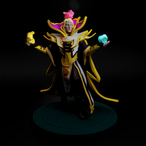 Invoker from Dota 2 75mm scale Ready to print 3D print model 3D Print 490702