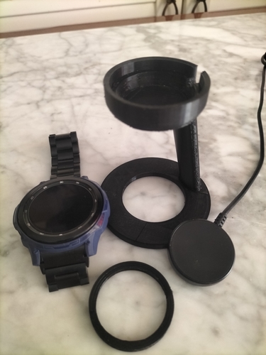 Samsung watch series 4, 5 charger support 3D Print 490724