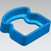 Sandwich Shaped Sandwich Cutter (Uncrustable) - Thumbnail 3