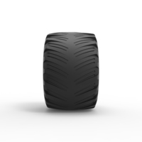 Diecast Monster Jam tire 15 Scale 1:25 - Thumbnail 4