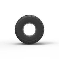 Diecast Monster Jam tire 15 Scale 1:25 - Thumbnail 5