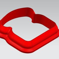 Sandwich Shaped Sandwich Cutter (Uncrustable) - Thumbnail 4