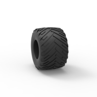 Diecast Monster Jam tire 16 Scale 1:25 - Thumbnail 8