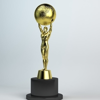 Small TROPHY 3D MODEL 3D Printing 490835